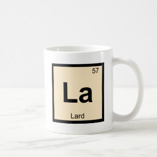 Mug La - symbole de Tableau périodique de chimie de