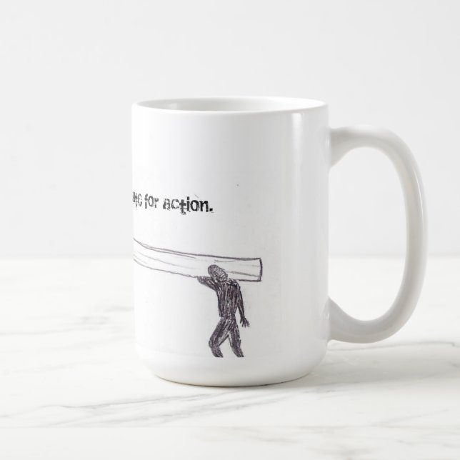 Mug La sympathie n'est aucun substitut pour l'action (Droite)
