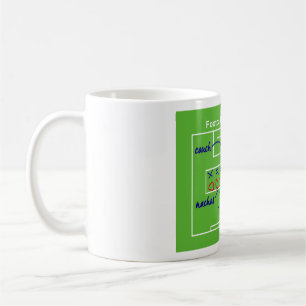 Mug La tactique drôle de jeu de football américain,