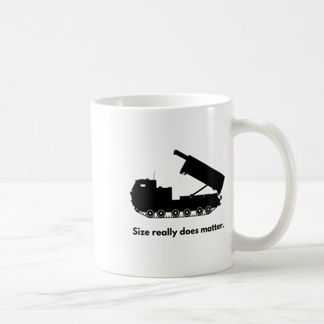 Mug La taille compte vraiment autocollant Mlrs  (Droite)