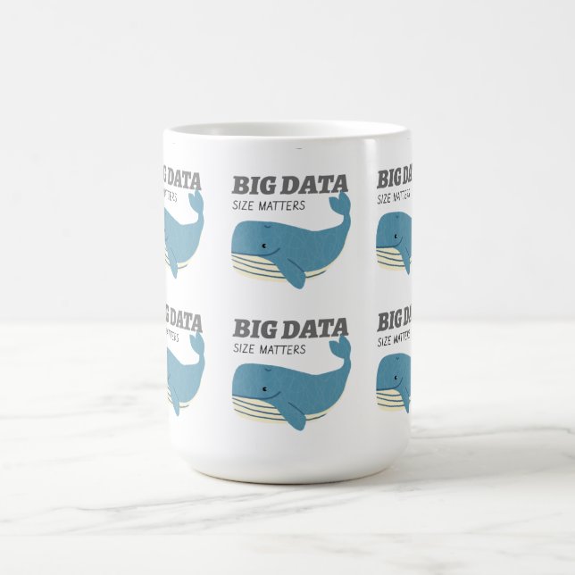 Mug La taille des données Big Data importe (Centre)
