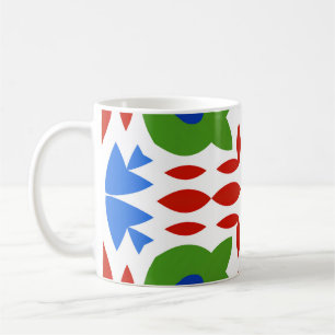 Mug La talavera mexicaine traditionnelle ornée. Main d