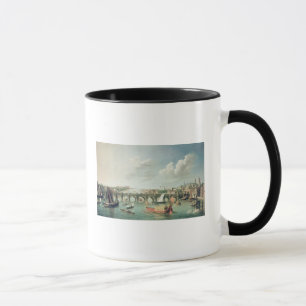 Mug La Tamise au-dessous du pont de Westminster