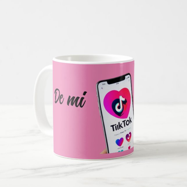 Mug La Taza del TikTok del amor (Devant gauche)