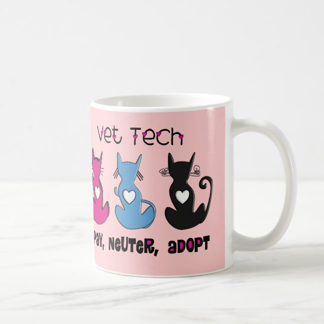 Mug La technologie de vétérinaire STÉRILISENT NEUTRE (Droite)