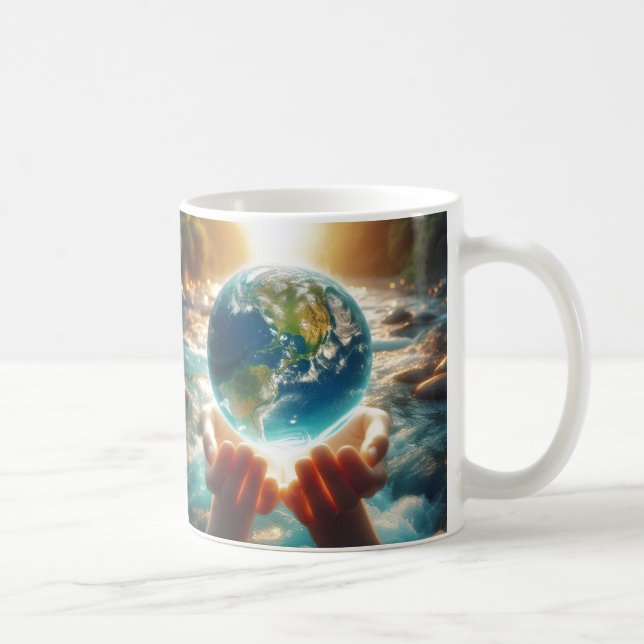 MUG LA TERRE EST DANS NOS MAINS (Droite)
