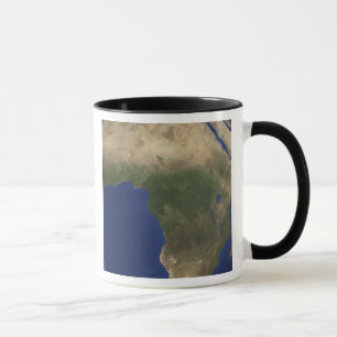 Mug La terre montrant la l$occupation des sols