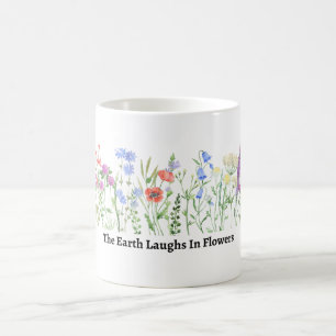 Mug La Terre rit de fleurs