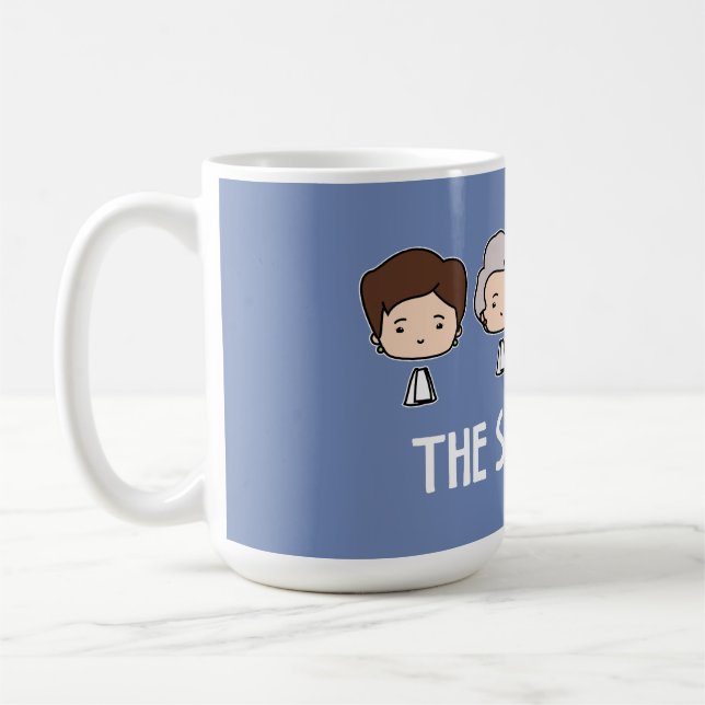 Mug La tête mignonne de Kawaii Chibi de femme de (Gauche)