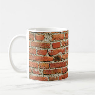 Mug La texture de mur de brique rouge gronge arrière -