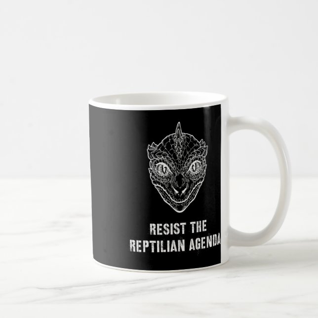Mug La Théorie Du Complot Résiste À L'Agenda Républica (Droite)