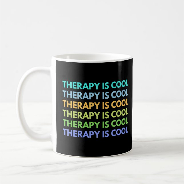 Mug La thérapie est Cool (Gauche)