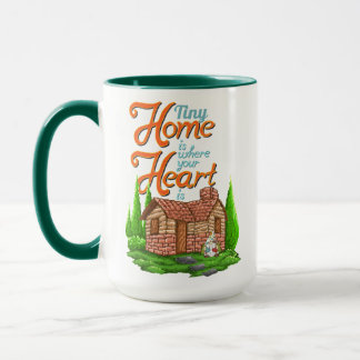 Mug La Tiny Home est là où votre cœur est Gnome Hearts