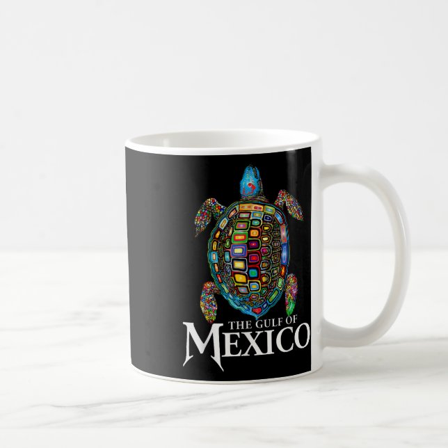 Mug La Tortue De Mer Graphique Golfe Du Mexique N'Oubl (Droite)