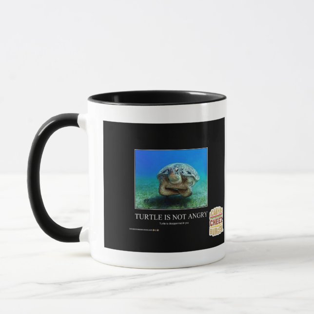 Mug La tortue n'est pas en colère (Gauche)