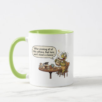 Mug La tortue se préparant pour le lièvre