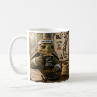 Mug La tortue se préparant pour le lièvre