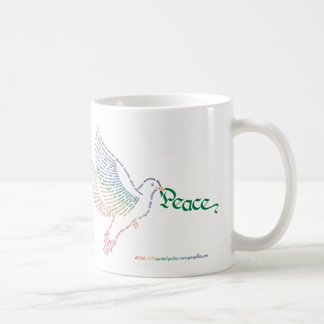Mug La tourterelle mondiale de la paix (Droite)