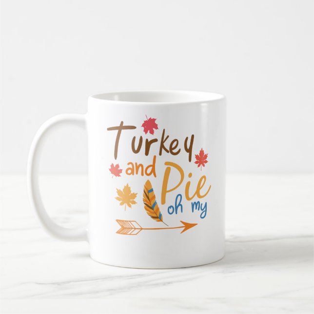 Mug La Turquie et le tarte oh mon bon thanksgiving (Gauche)