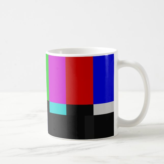 Mug La TV barre l'essai de couleur (Droite)
