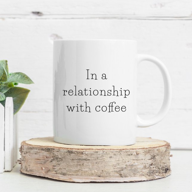Mug La Typographie Dans Une Relation Avec Le Café (Créateur téléchargé)