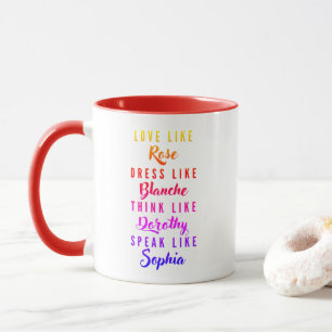 Mug La typographie des Golden Girls