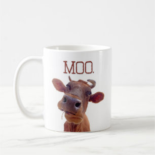Mug La vache classique "MOO" drôle