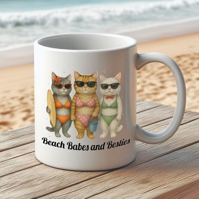 Mug La vache des Highlands soit le problème dans son e (3 cats mug mockup)