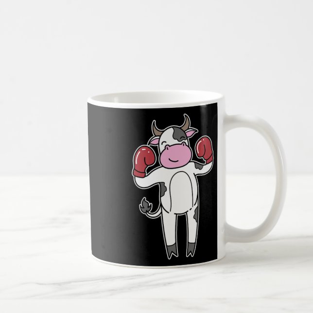 Mug La vache fait la boxe (Droite)