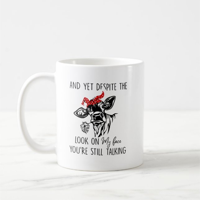 Mug La vache Regarde Mon Visage (Gauche)