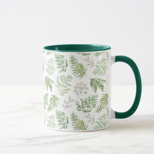 Mug La verdure de forêt modèlent (Droite)