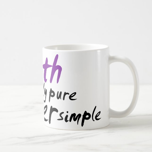 Mug La vérité n'est rarement pure et jamais simple (Droite)