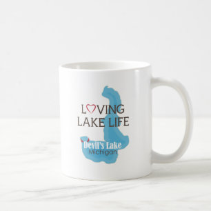 Mug La vie affectueuse de lac, le lac devil's,