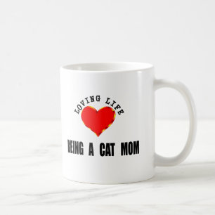 Mug La vie affectueuse étant une maman de chat