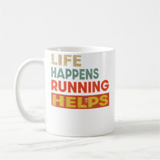 Mug La vie arrive en courant aide amateur de course dr