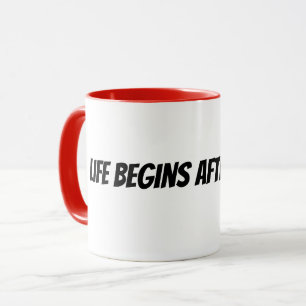 Mug la vie commence après le café