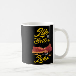 Mug La vie cool est meilleure au lac femmes