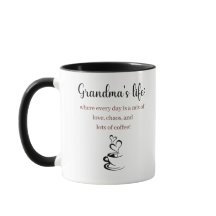 Mug - La vie de grand-mère : Où chaque jour...