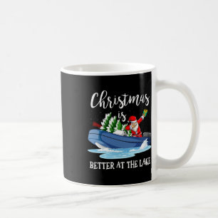 Mug La vie de Noël est meilleure au lac Amateur de bat