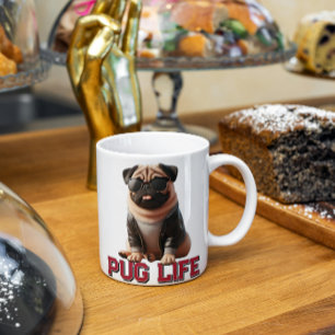 Mug La vie de Pug Chien mignon
