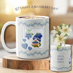 Mug La vie du gnome myrtille mignon est sacrément douc