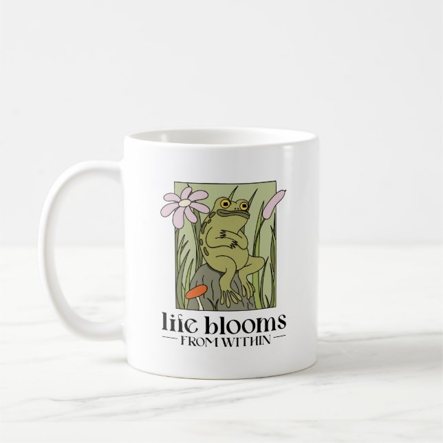 Mug La vie éclot de l'intérieur (Gauche)