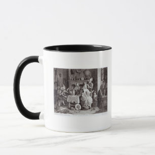 Mug La vie élevée au-dessous des escaliers