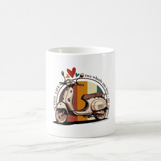 Mug La vie en scooter (Centre)