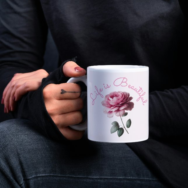 Mug La vie est belle (Créateur téléchargé)