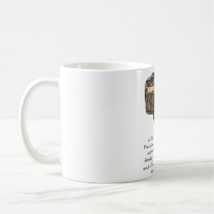 Mug La vie est comme un appareil photo Citation et ill