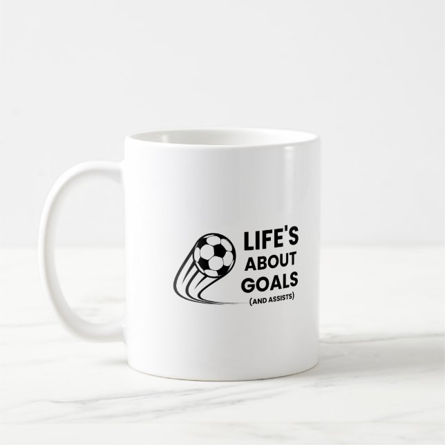 Mug La vie est faite de buts et de passes décisives Fo (Gauche)