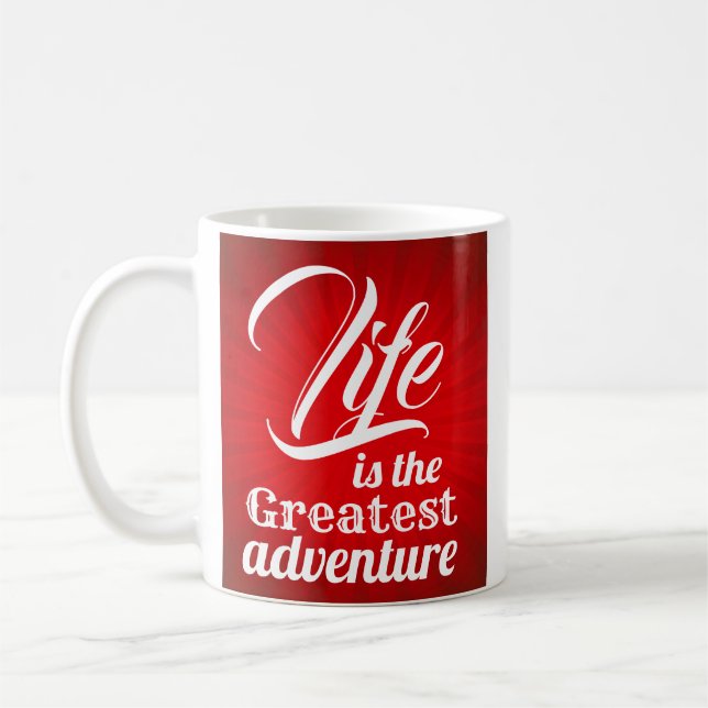 Mug La vie est la plus grande aventure (Gauche)