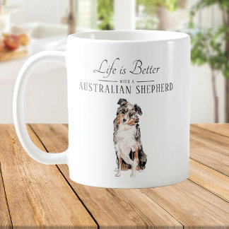 Mug La vie est meilleur berger australien