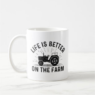 Mug La Vie Est Meilleure À La Ferme